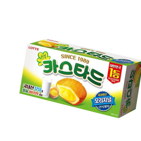 건강한간식 롯데 카스타드 오리지널 x 138g 12개