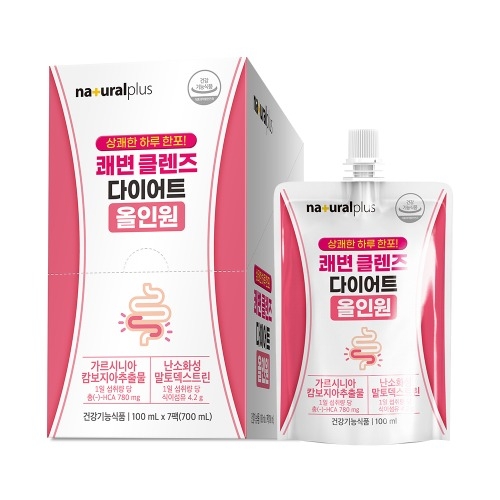 내츄럴플러스 쾌변 클렌즈 다이어트 올인원 100ml x 7팩 - 상품 이미지