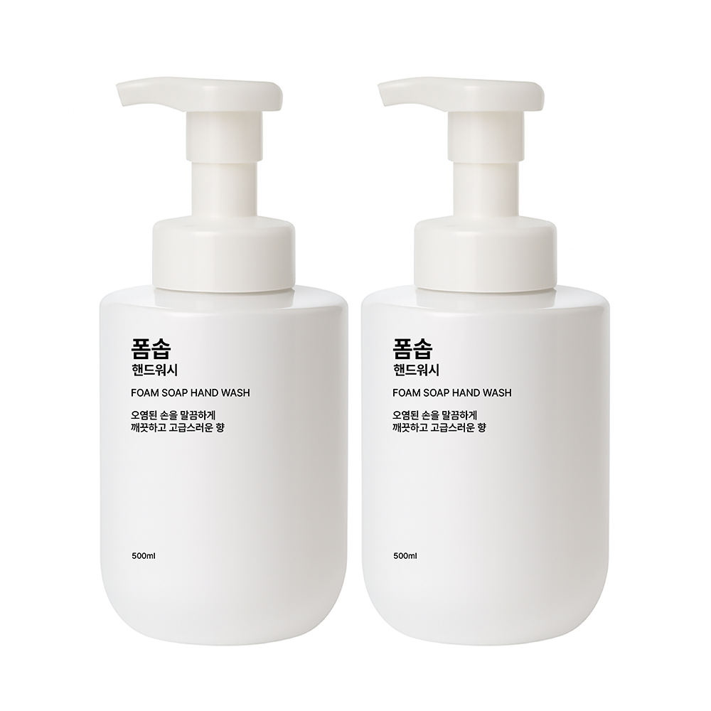 [말표] 폼솝 핸드워시 500ml 2개 손세정제 거품비누 물비누 - 상품 이미지