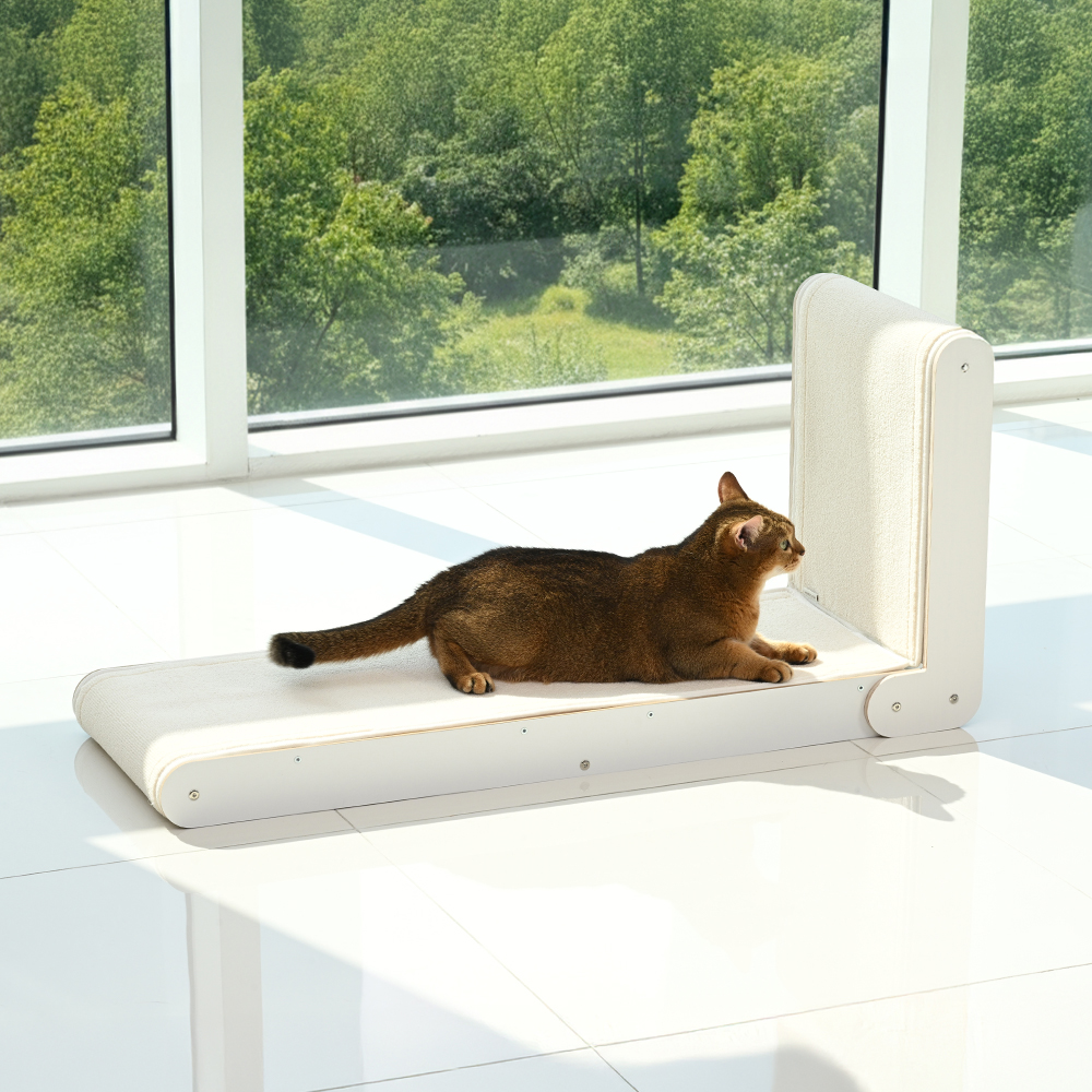 펫코본 고양이 수직 원목 스크래쳐 카페트 교체형 철제프레임 대형