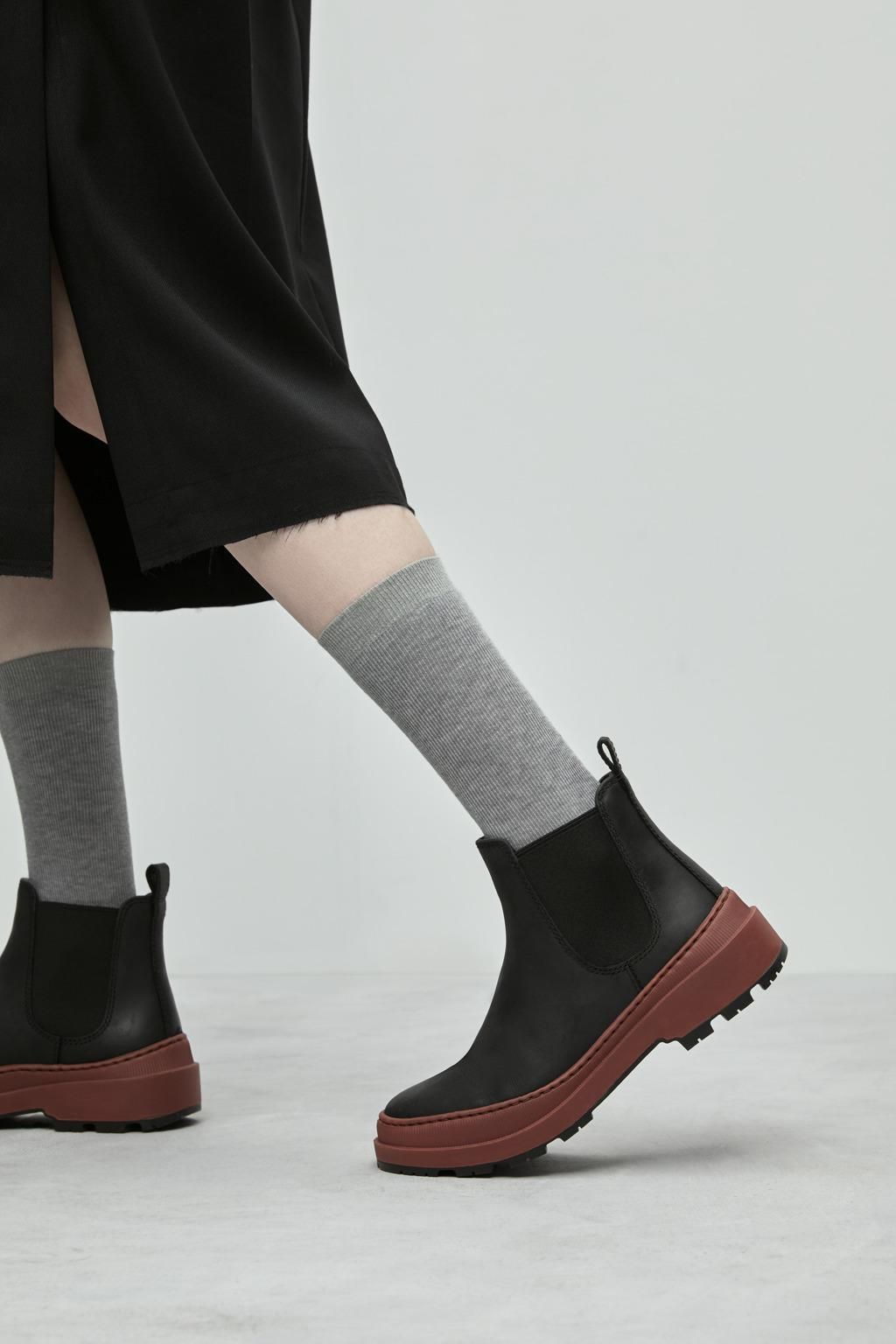 캠퍼 테크니컬 누벅 앵클부츠 Brutus Trek K400646-011 BLACK - 상세 이미지 2