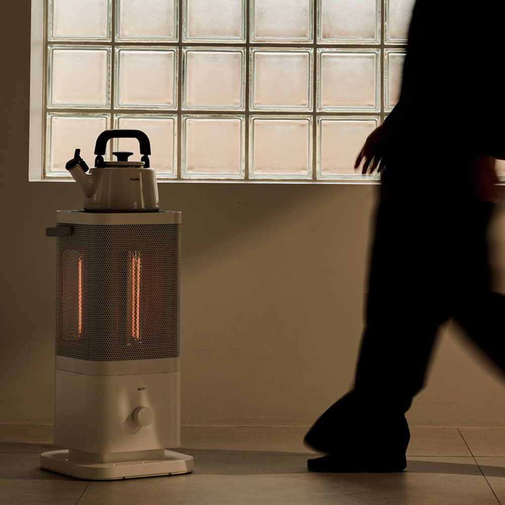에디르 오방난로 가정용 전기히터 카본 사무실 전기난로 난방기