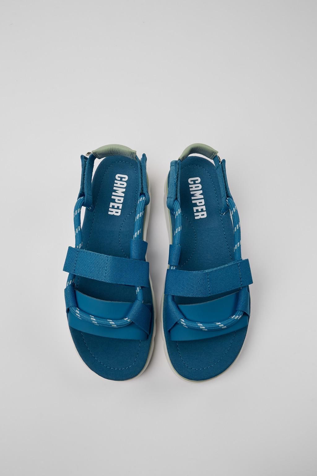 캠퍼 블루그린 XL 스트랩 샌들 K201191-007 BLUE - 상세 이미지 4