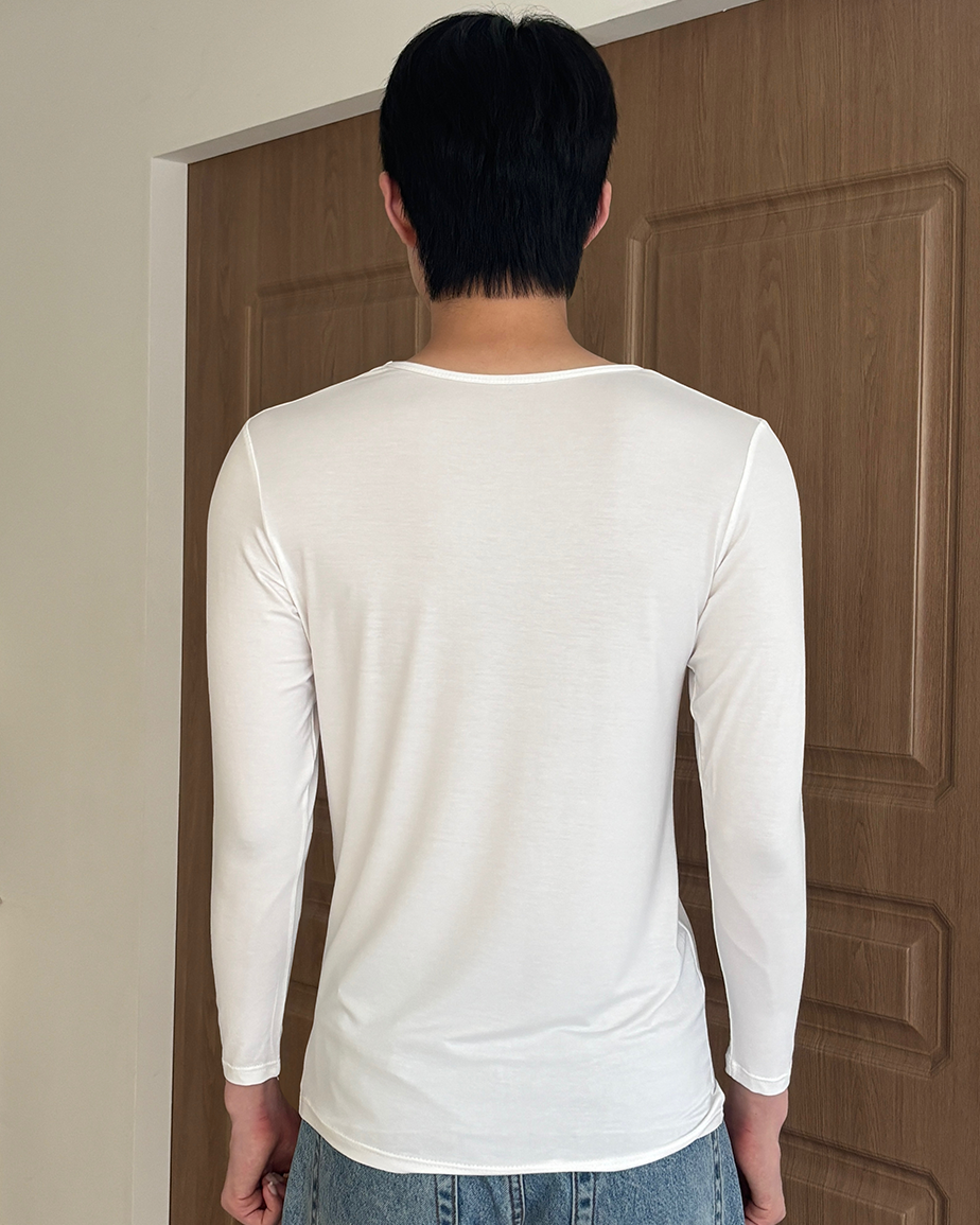 DDO 모달 남성 내복 히트앤웜 상의 긴팔 반팔 겨울 남자 내의 발열 보온 기모이너 초경량 이미지 8