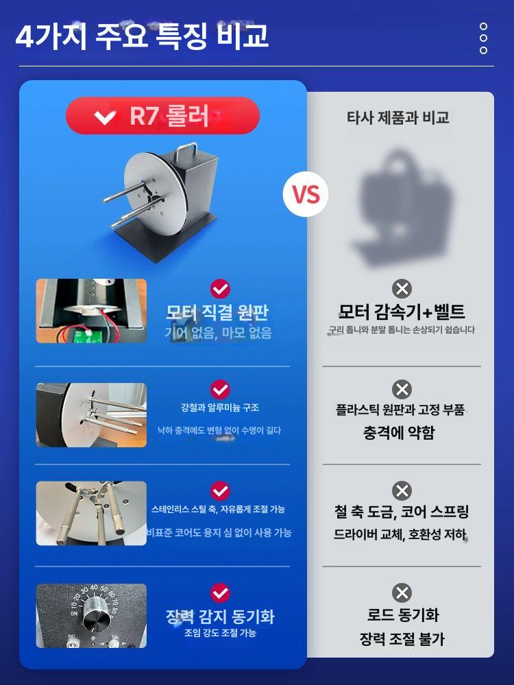 라벨 리와인더 스티커 감는 리와인더기 장치 용지 - 상세 이미지 2