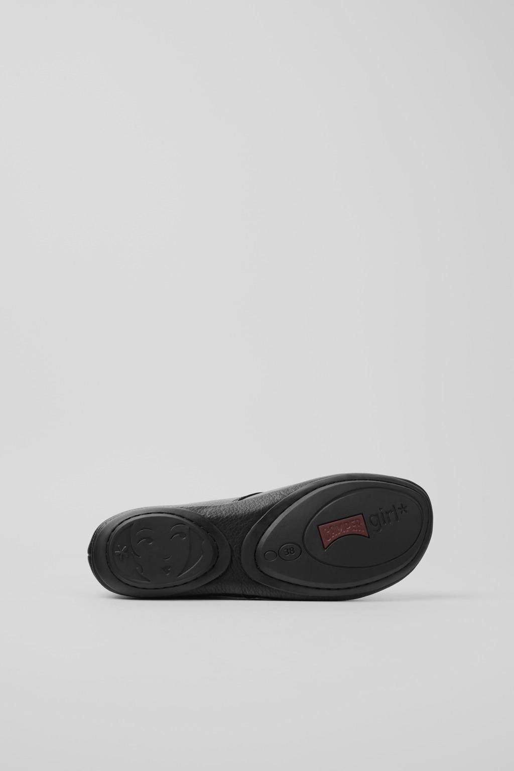캠퍼 블랙 가죽 컴포트 레이스업 앵클부츠 Right K400221-004 BLACK - 상세 이미지 5