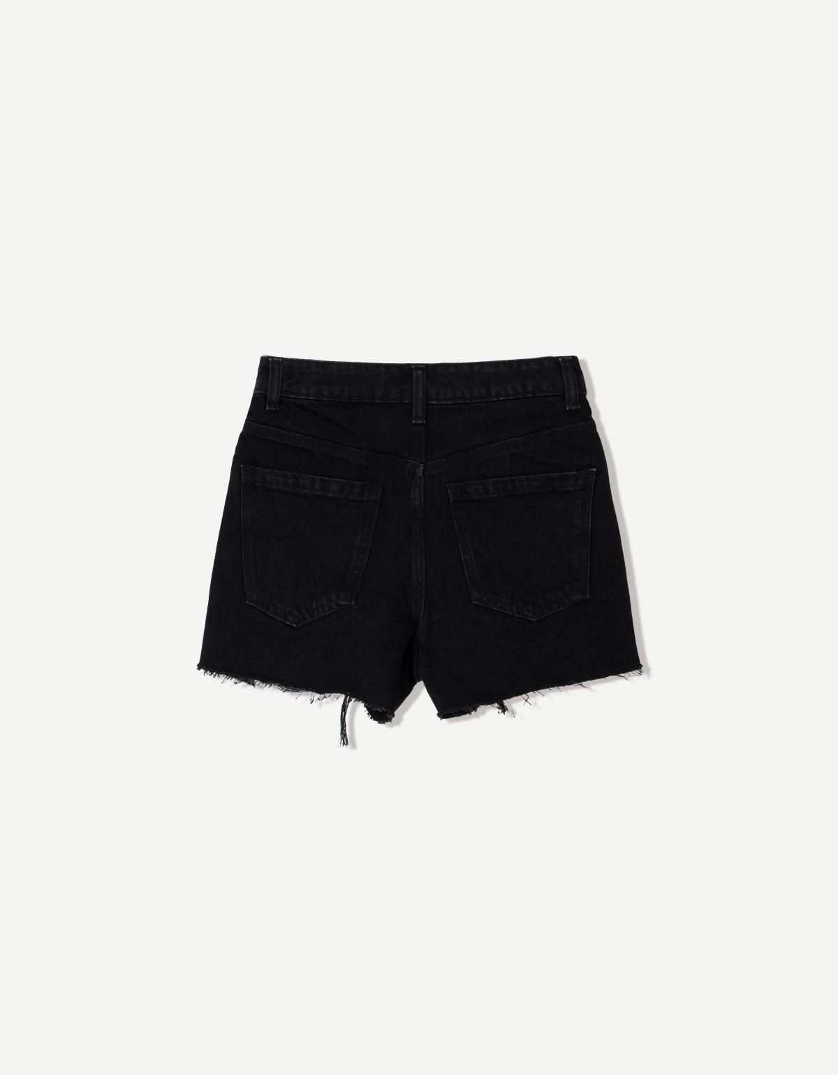 버쉬카 리핑 데님 쇼츠 3195/089 BLACK - 상세 이미지 2
