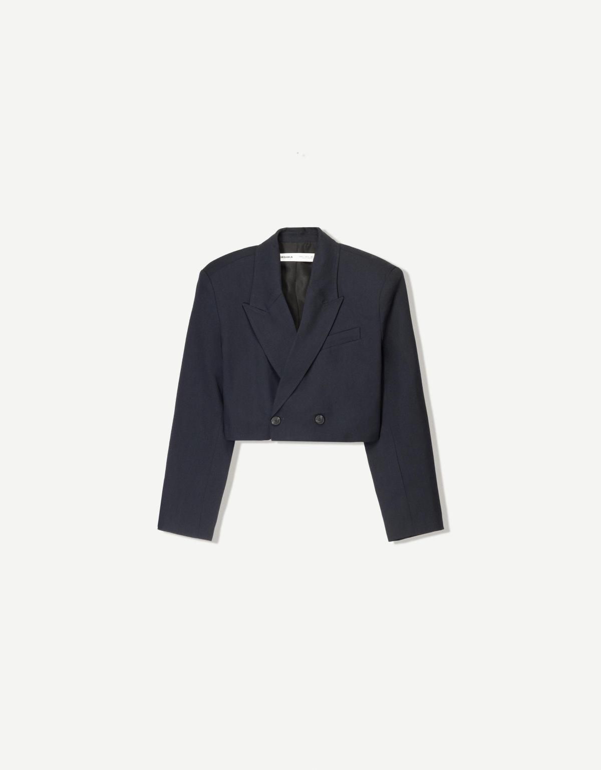 버쉬카 더블브레스트 박시 핏 블레이저 1485/752 NAVY - 메인 이미지