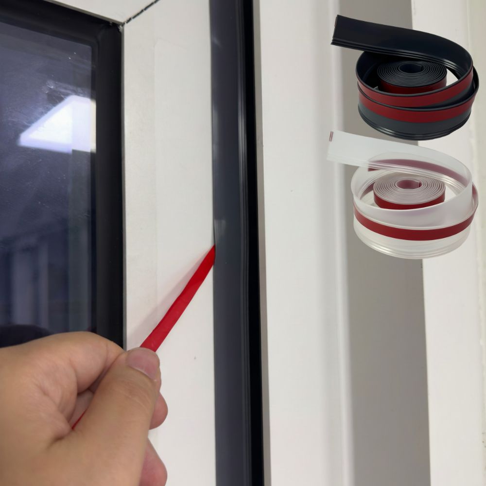 창문 틈새막이 실리콘 문풍지 현관문방음 문틈막이 먼지 소음 벌레 차단 2m 2개 제품 이미지
