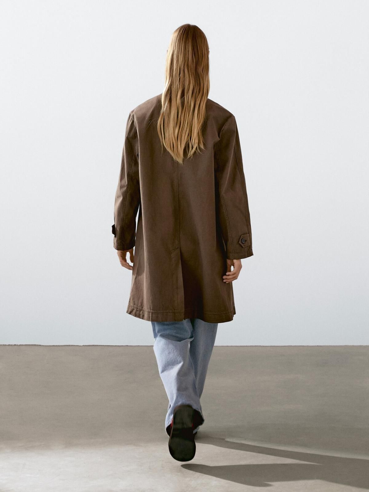 마시모두띠 클래식 코튼블렌드 트렌치코트 브라운 6769/794 BROWN - 상세 이미지 5
