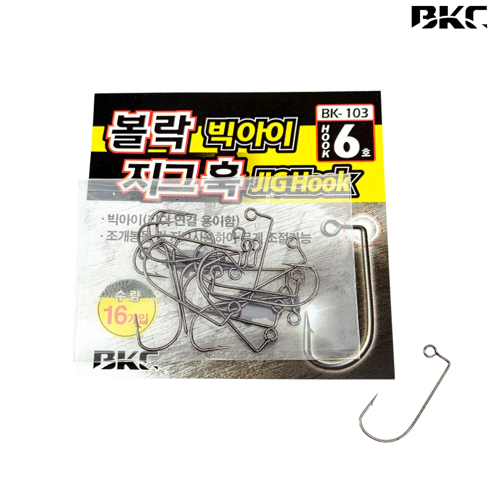 백경 볼락 빅아이 지그훅 볼락바늘 6호, NSB - 메인 이미지