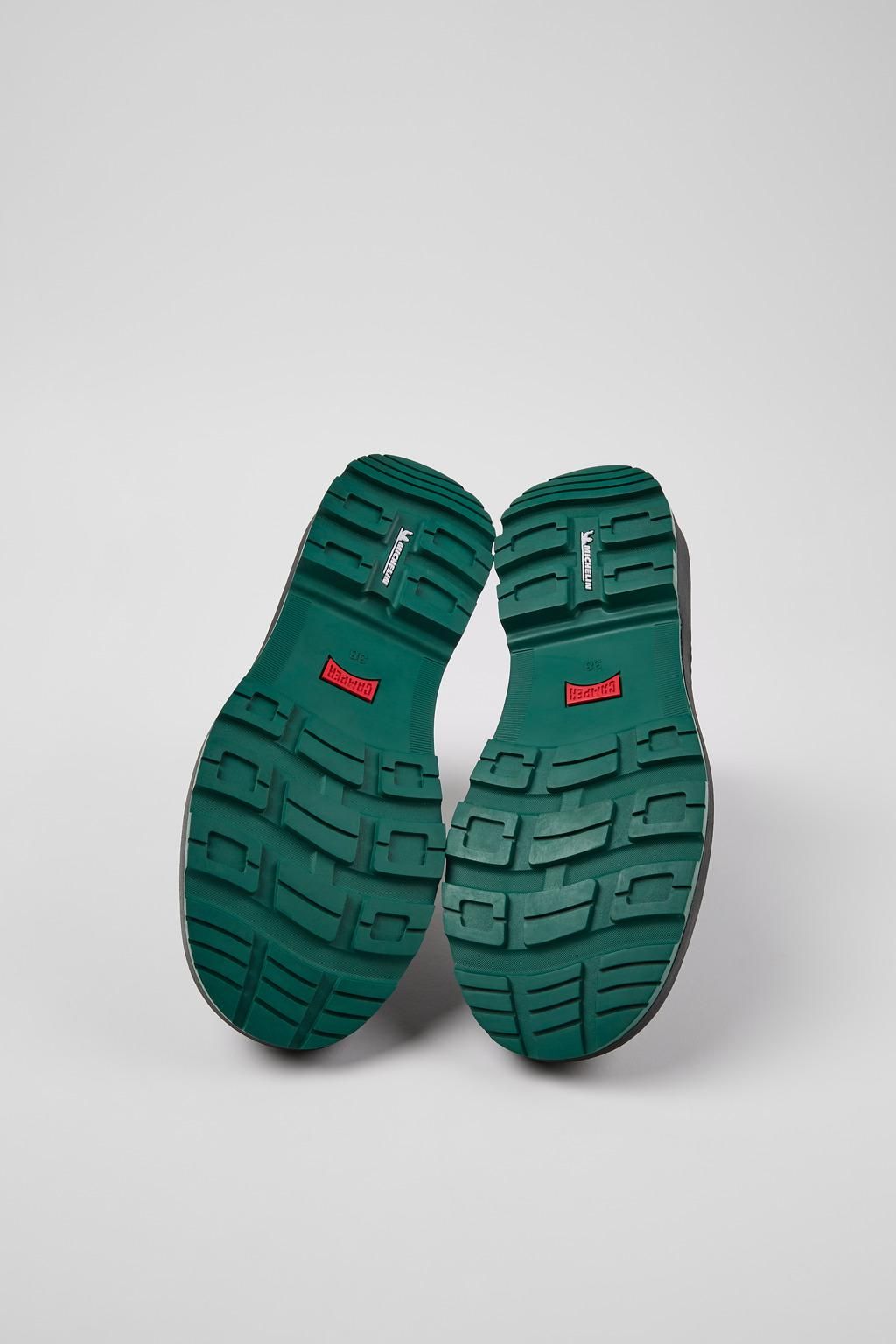캠퍼 블랙 레더 여성 앵클부츠 Brutus Trek K400646-006 BLACK - 상세 이미지 5