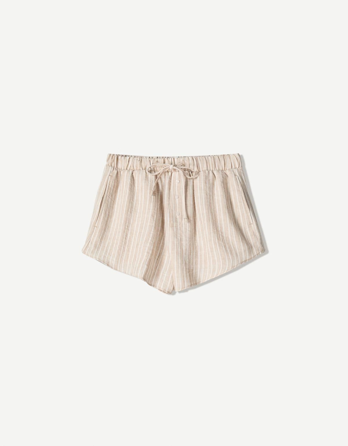 버쉬카 내추럴 숏츠 3232/692 CAMEL - 상품 이미지