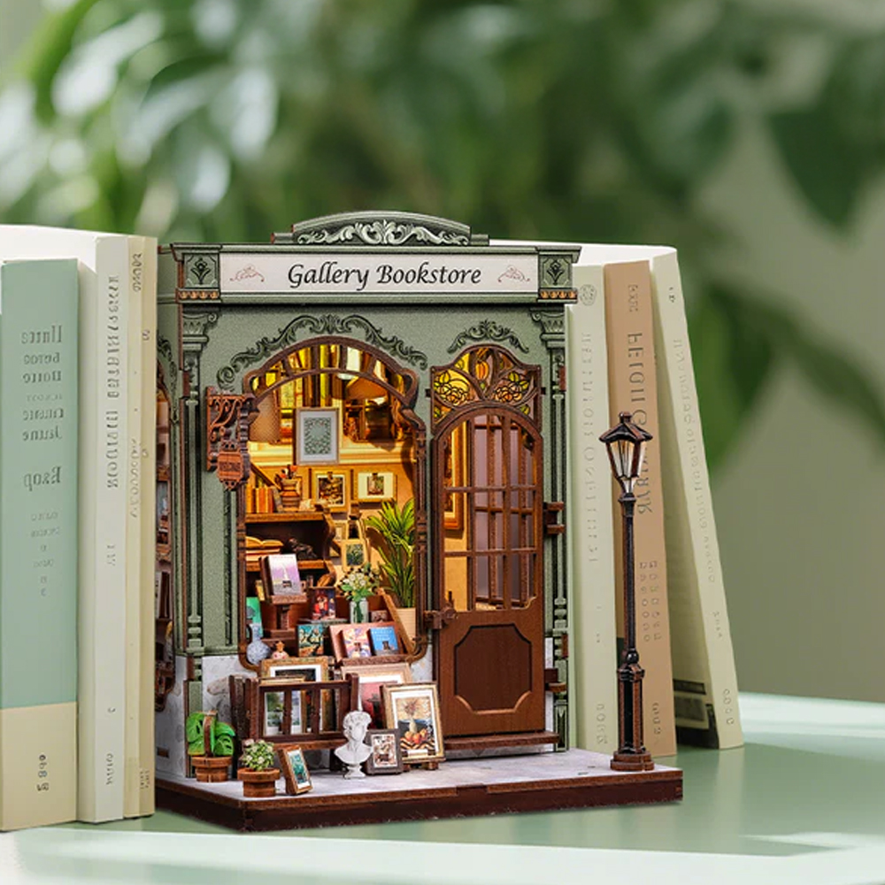 화랑 책방 DIY 미니어쳐 하우스 만들기 조립 키트 장난감 취미
