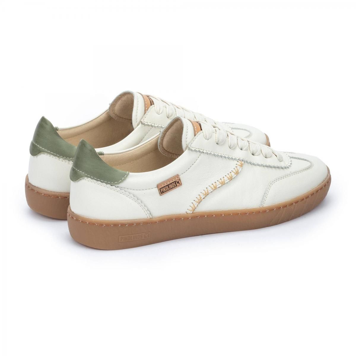 피콜리노스 쿠셔닝 컴포트 베이직 로우탑 스니커즈 LANZAROTE W7B-6508C1 OFF WHITE - 상세 이미지 4