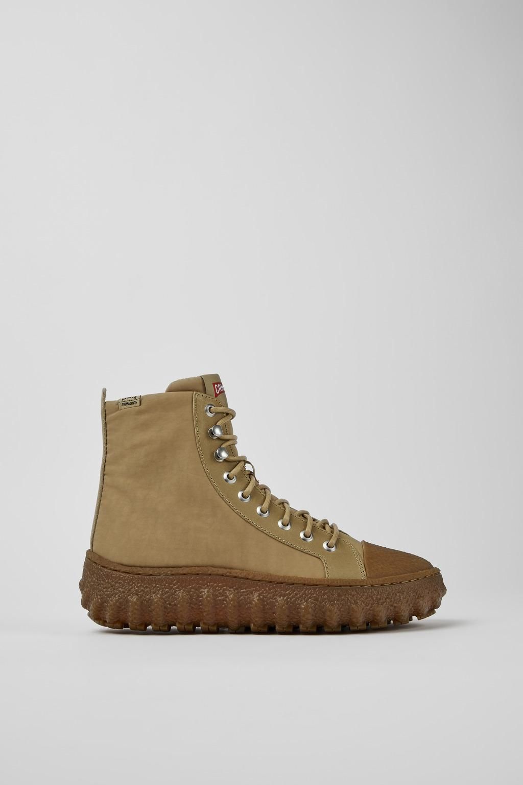 캠퍼 테크니컬 프리마로프트 베이지 앵클부츠 Ground K400584-007 BEIGE - 메인 이미지