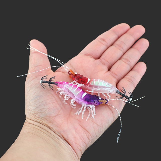 쿠루마 미니 야광 틴셀 리얼 쉬림프 에기 50mm UV케이무라 쭈꾸미 갑오지어 쭈갑 이미지 8