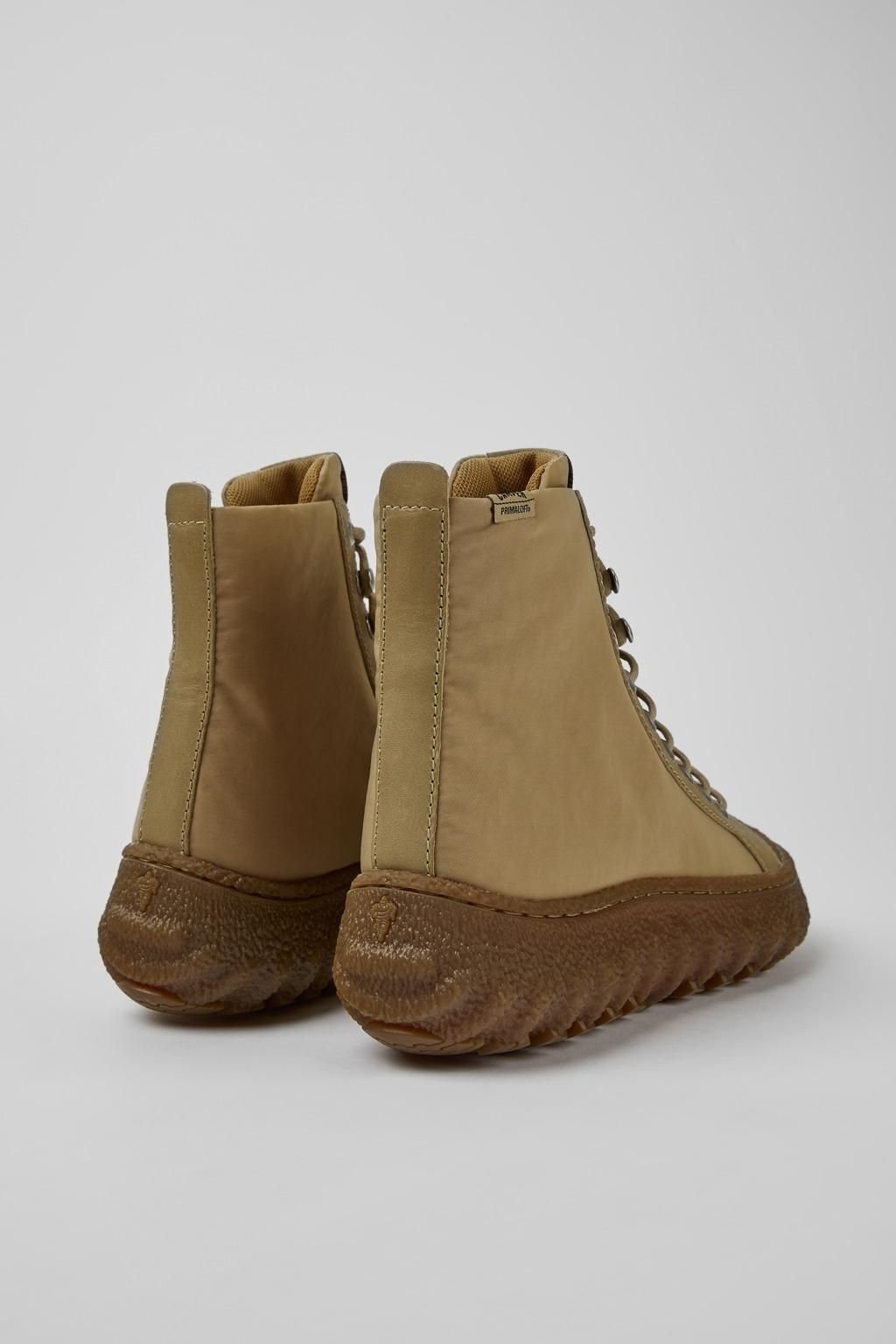 캠퍼 테크니컬 프리마로프트 베이지 앵클부츠 Ground K400584-007 BEIGE - 상세 이미지 3