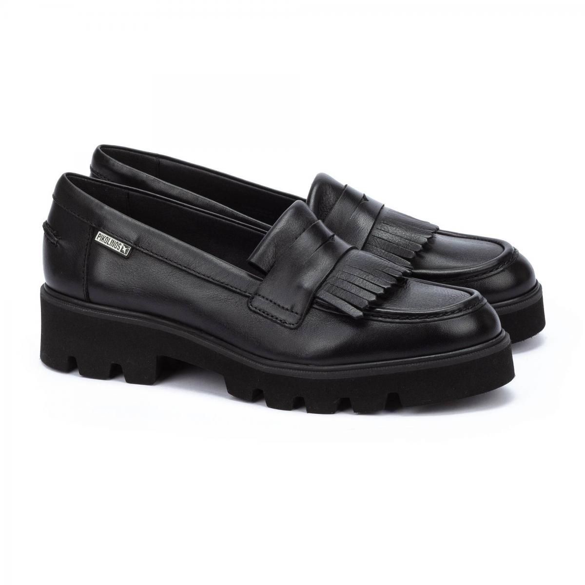 피콜리노스 프리미엄 컴포트 플랫폼 베이직 로퍼 SALAMANCA W6Y-3631 BLACK - 상세 이미지 2
