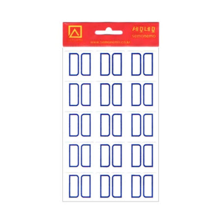 세모네모 1000 일반견출지 10-103B 청색 10매 / 29X23 본상품선택