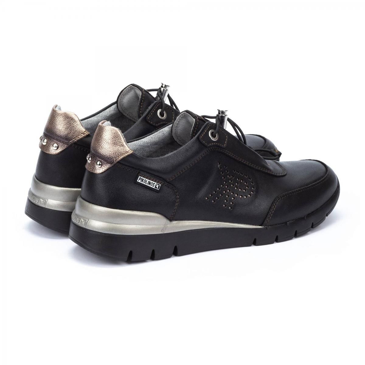 피콜리노스 친환경 초경량 로우탑 스니커즈 CANTABRIA PKW4R-6656ZN BLACK - 상세 이미지 4