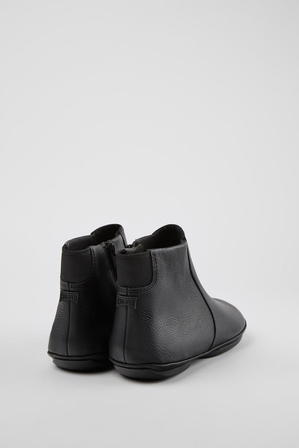캠퍼 프리미엄 레더 블랙 앵클 부츠 Right K400313-018 BLACK - 상세 이미지 3
