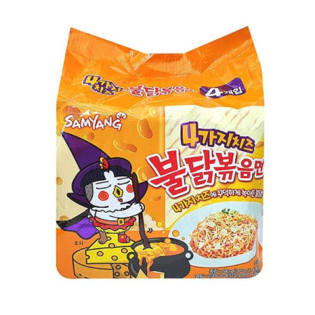 고다치즈 삼양 4가지치즈 불닭볶음면 4개입 x 2개