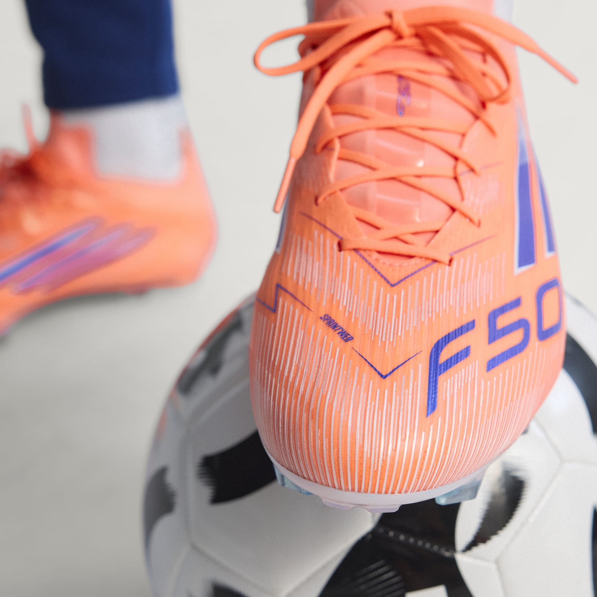F50 Elite FG Cleats (Coral Blaze Pack) Beam Orange, US 13 - 상세 이미지 2