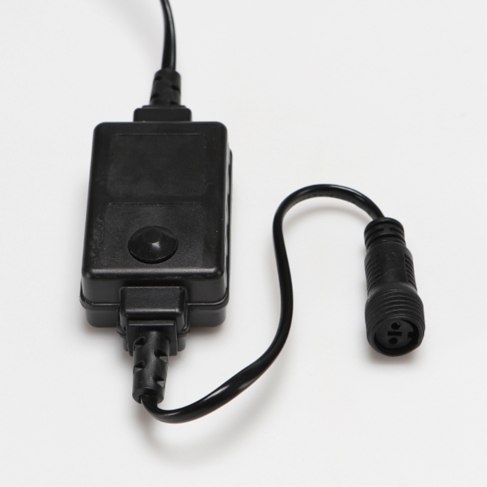 LED 트리구 컨트롤 어댑터 흑색선 DC24V 2PIN 96구 300구 볼구 겸용 컨버터 - 상품 이미지