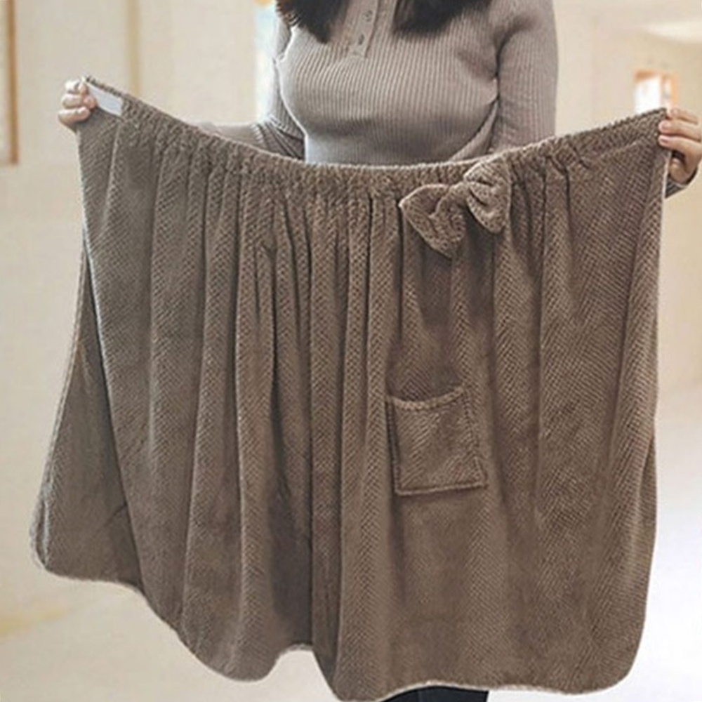 박대표마켓 포근한 극세사 무릎담요 단색 벨크로 치마 블랭킷 차량 캠핑 항공담요 - 상품 이미지