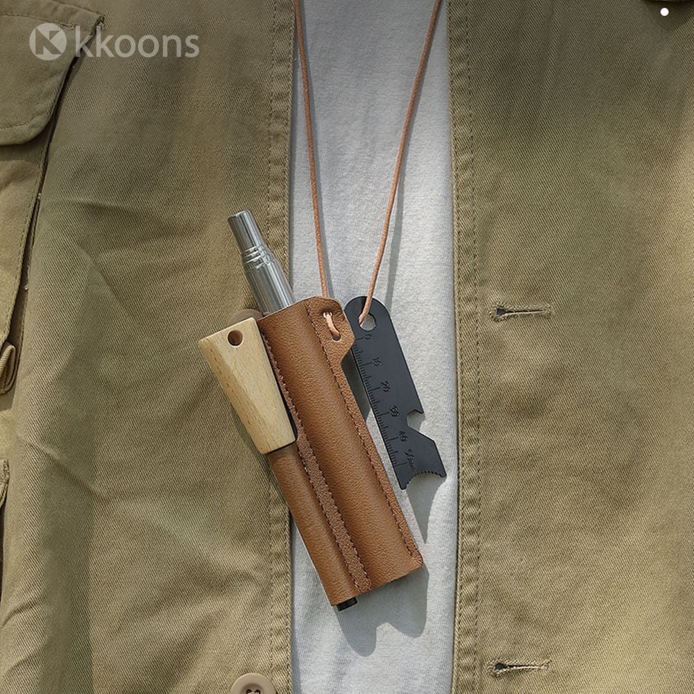 생존 비상 용품 파이어 스타터 불꽃점화 스틱 부싯돌 캠핑 야영 - 상세 이미지 4