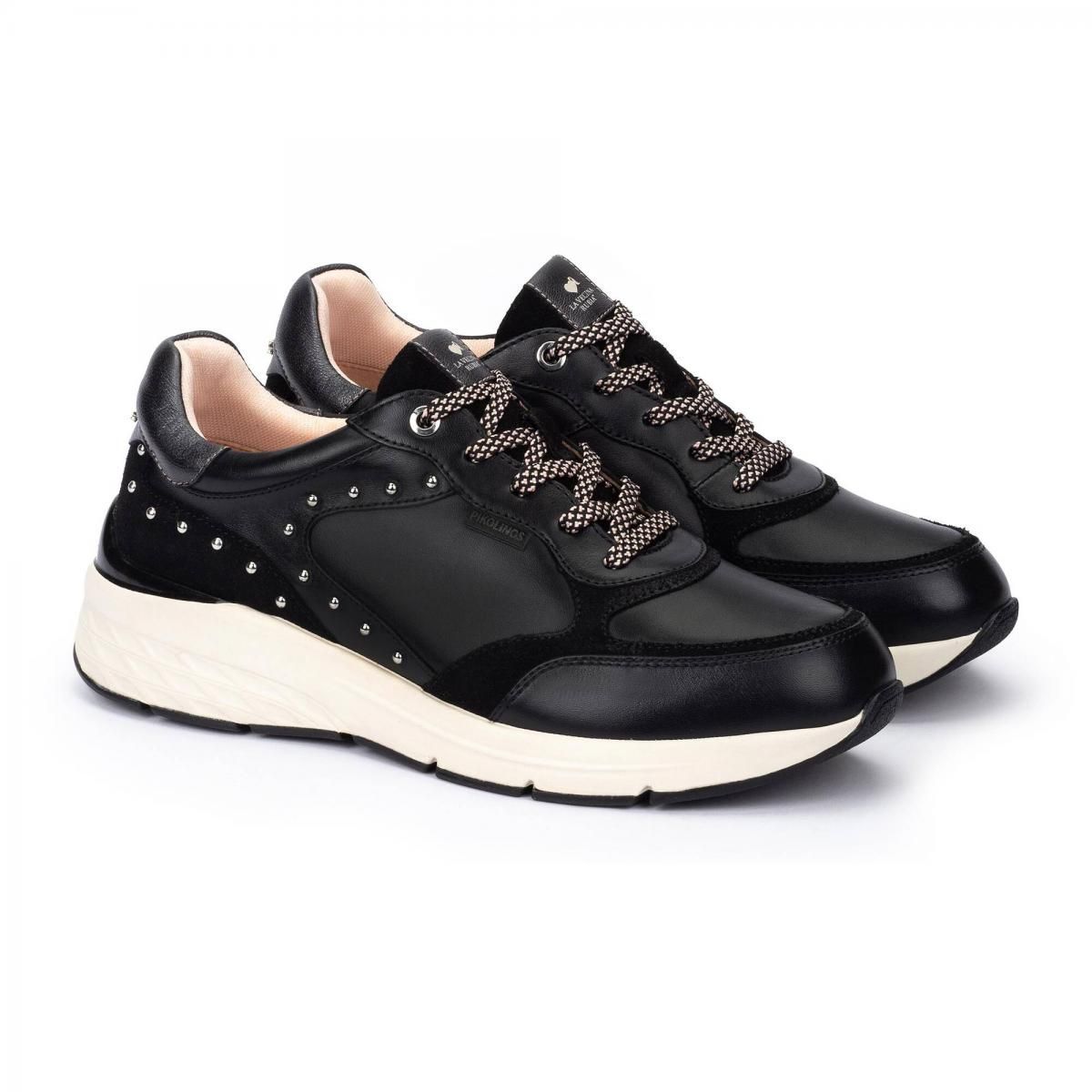 피콜리노스 트렌디 스터드 플랫폼 스니커즈 CUENCA W6A-6854C1 BLACK - 상세 이미지 2