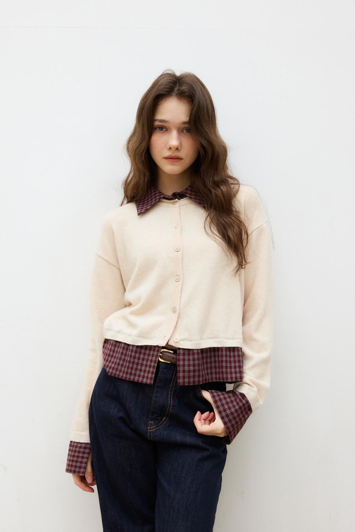 어센틱 로우 데님 생지 스트레이트 진 (DEEPBLUE, 3 SIZE) - 상세 이미지 2