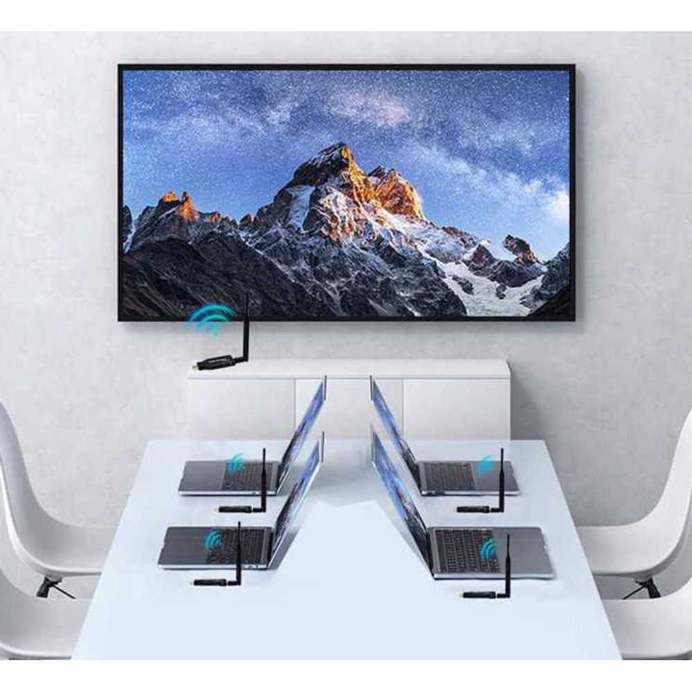 HDMI 무선 송수신기 노트북 모니터 화면 공유 장치 50m 단일 1송신-수신 USB-HDMI - 상세 이미지 5