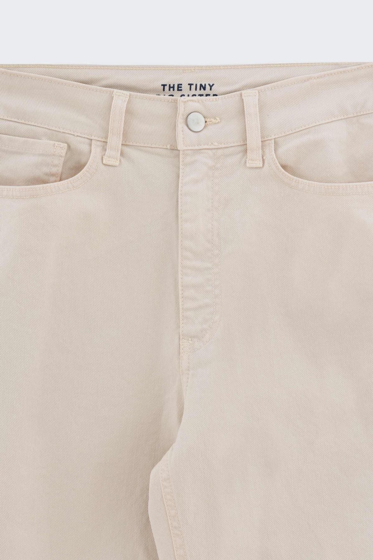 타이니코튼 라이트크림 하이라이즈 스트레이트핏 데님 팬츠 TTBS-001103 ONE COLOR - 상세 이미지 3