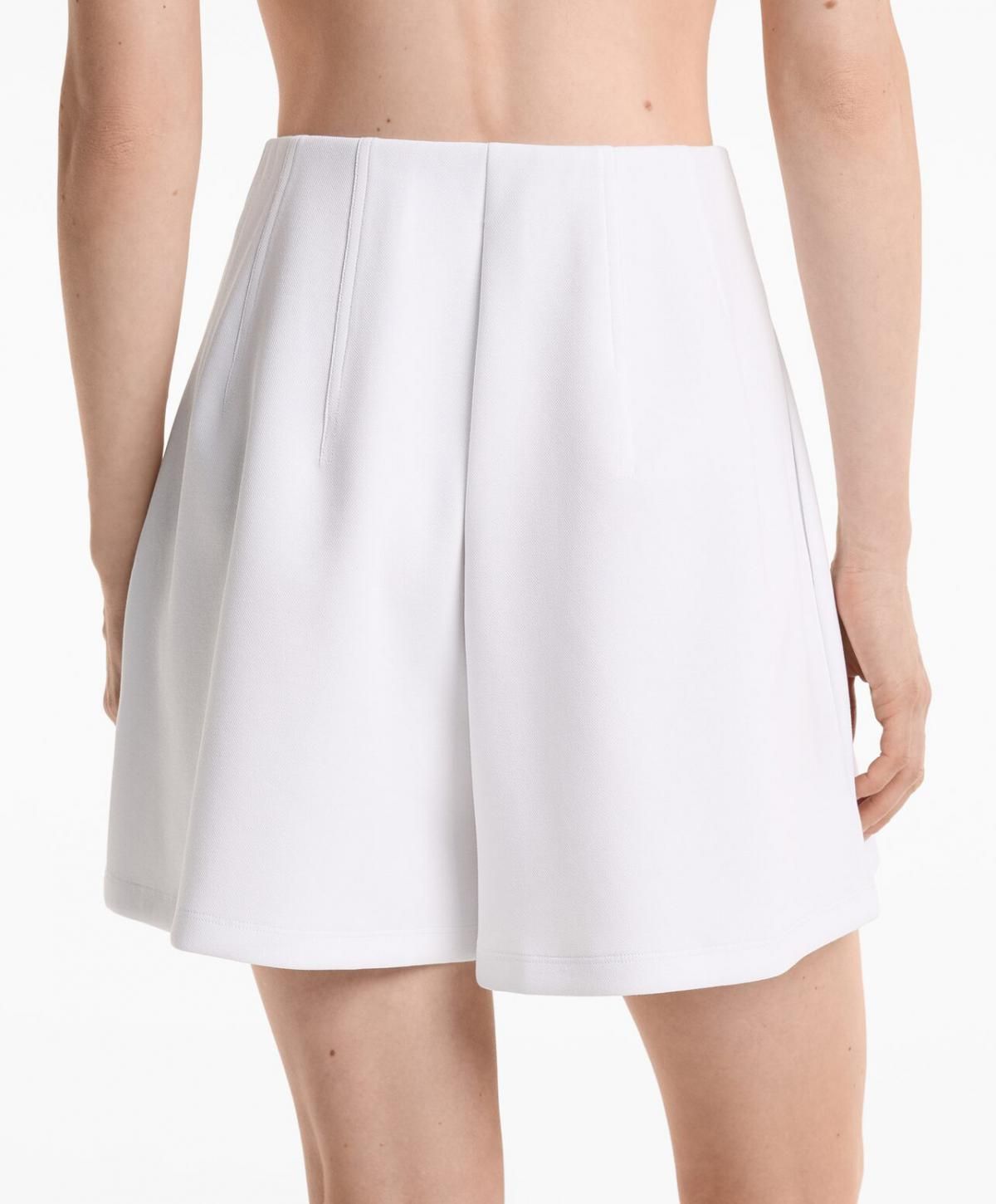 오이쇼 테크니컬 플리츠 버클 코튼 반바지 1932/732 WHITE - 상세 이미지 5