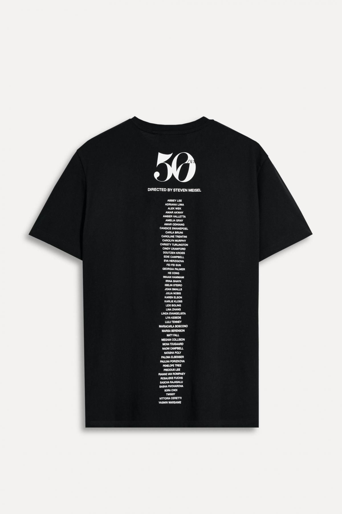 자라 포토그래픽 오버핏 반팔 티셔츠 스티븐 마이젤 50주년 에디션 0085/010 BLACK - 상세 이미지 2