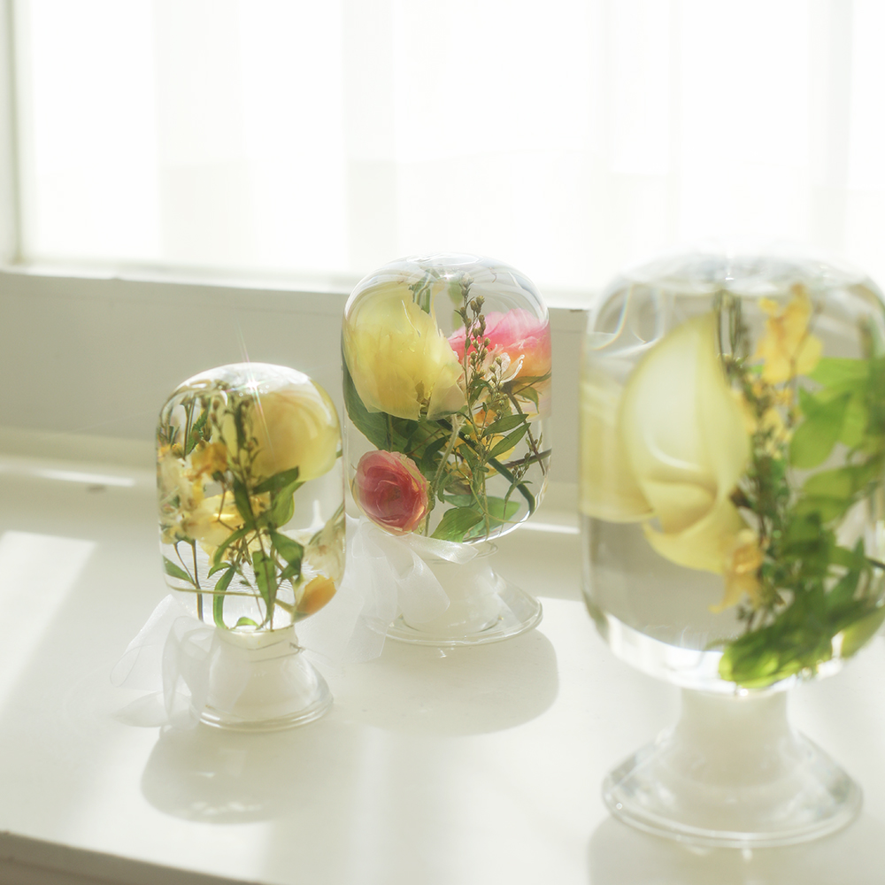 액체 하바리움 용기 부케글라스 제품 이미지