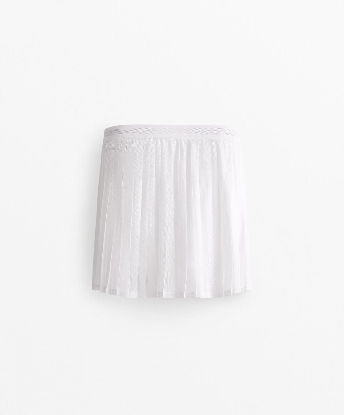 오이쇼 테크니컬 컴프레시브 메쉬 미니 스커트 0508/222 WHITE - 메인 이미지