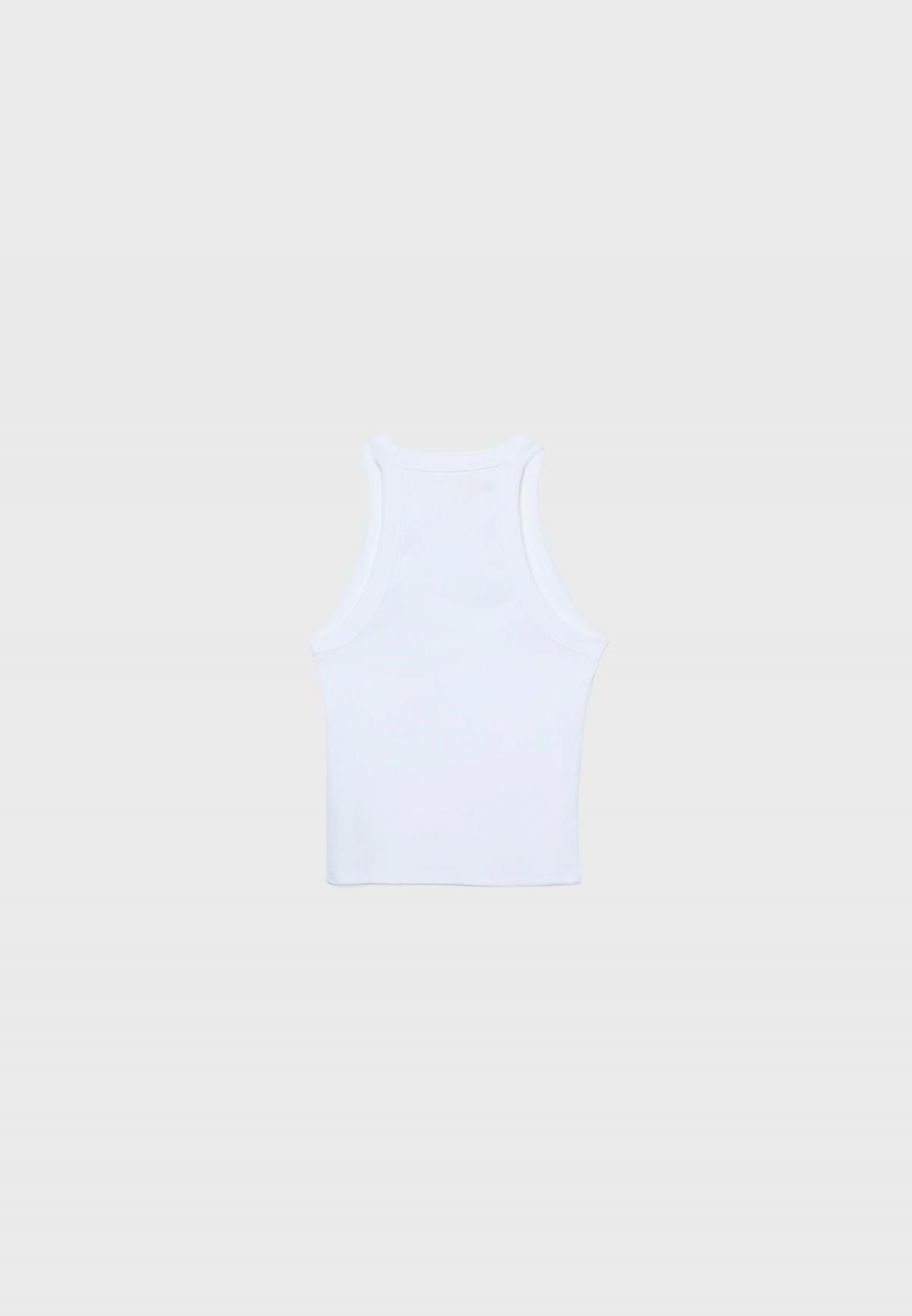 스트라디바리우스 베이직 골지 레이서백 민소매 탑 7066/200 WHITE - 상세 이미지 2