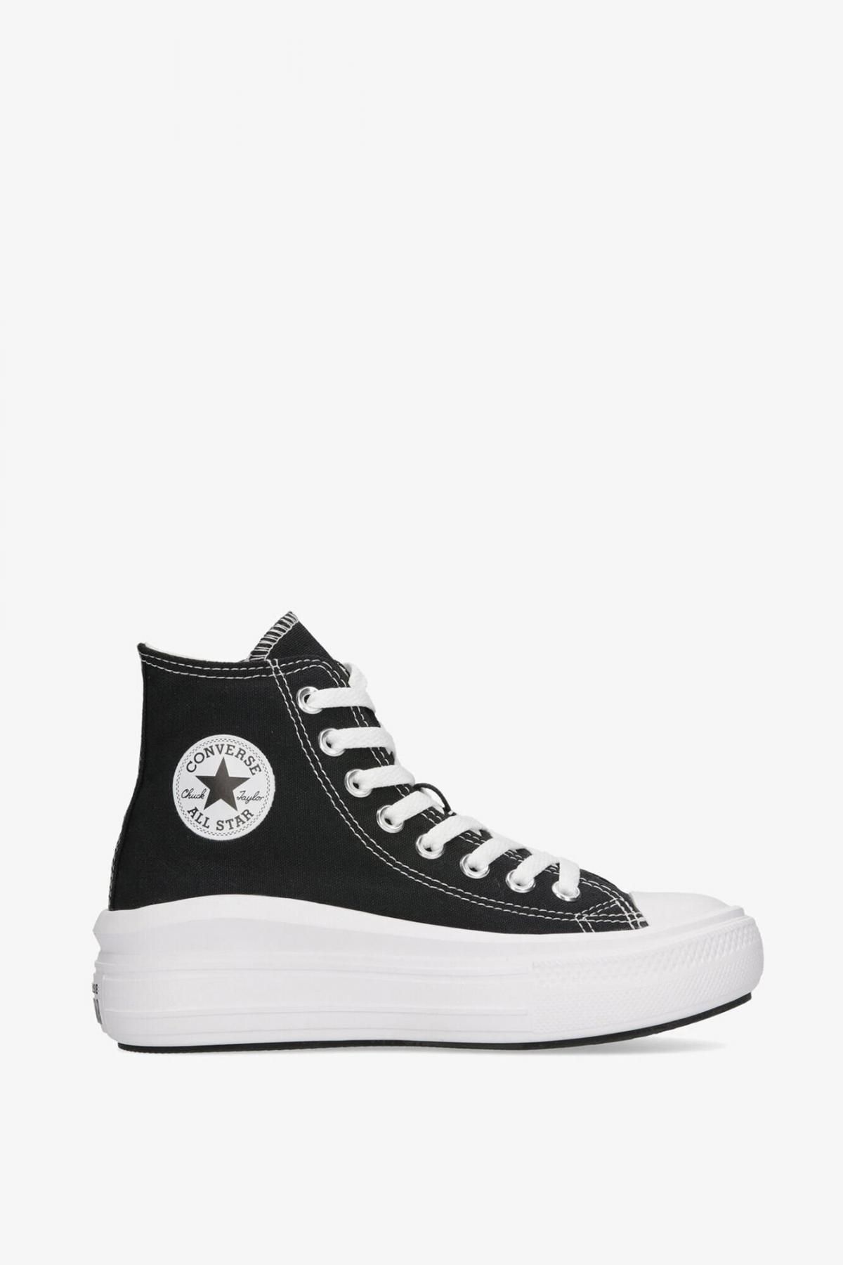 컨버스 플랫폼 하이탑 스니커즈 Converse Chuck Taylor All Star Move 9201705 NEGRO - 메인 이미지