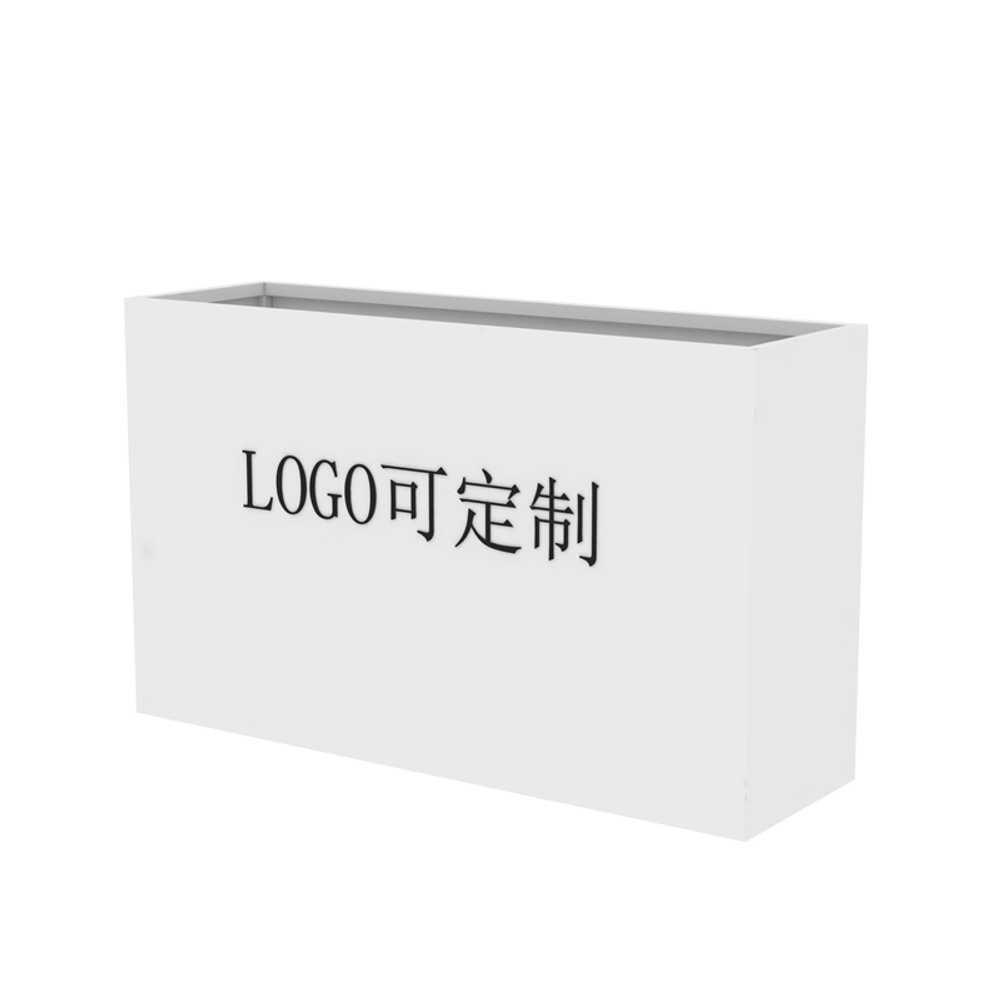 화분 파티션 중간 분리 장식 가벽 인테리어 식당 철제 40x80cm - 상세 이미지 5