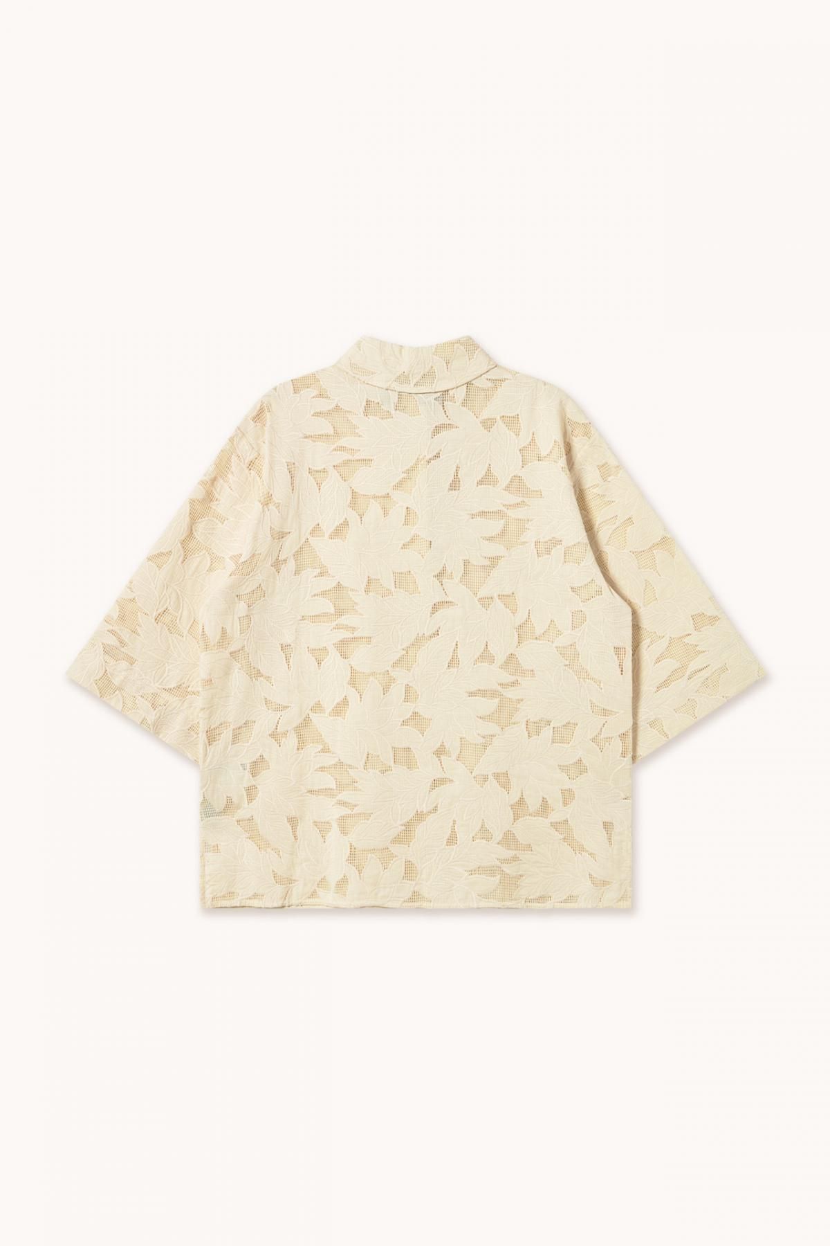 타이니코튼 레이스 GUIPUR 오버핏 셔츠 SS25-601103 ONE COLOR - 상세 이미지 5