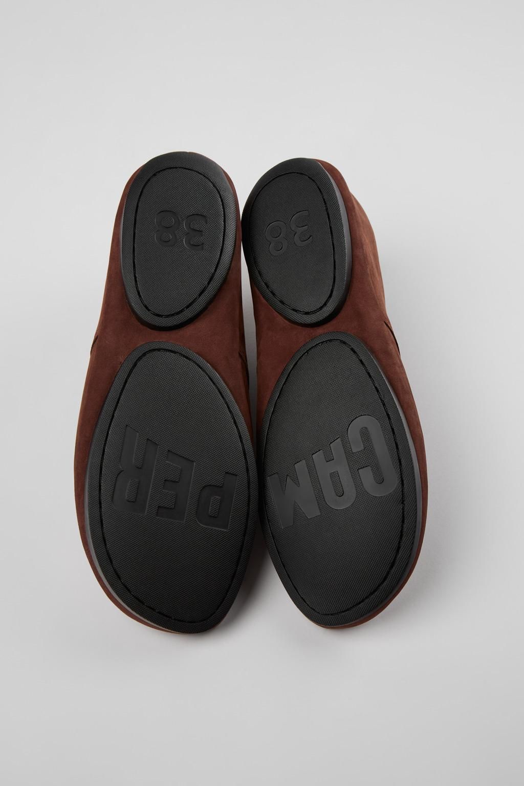 캠퍼 누벅 브라운 EVA 풋베드 레이스업 부츠 Right K400221-037 BROWN - 상세 이미지 5