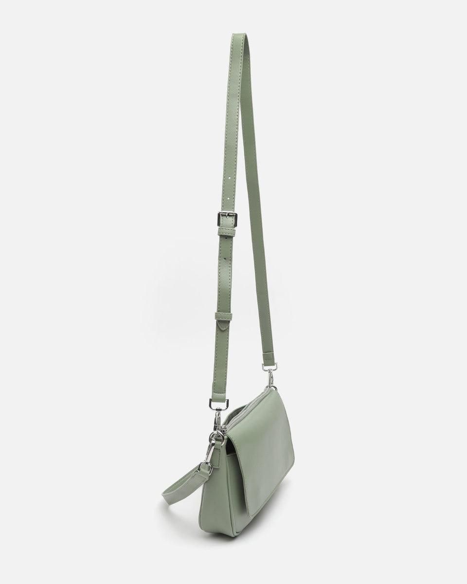 미사코 베이직 미니멀 숄더백 탈부착 스트랩 Arlen-4700446576010 GREEN - 상세 이미지 2