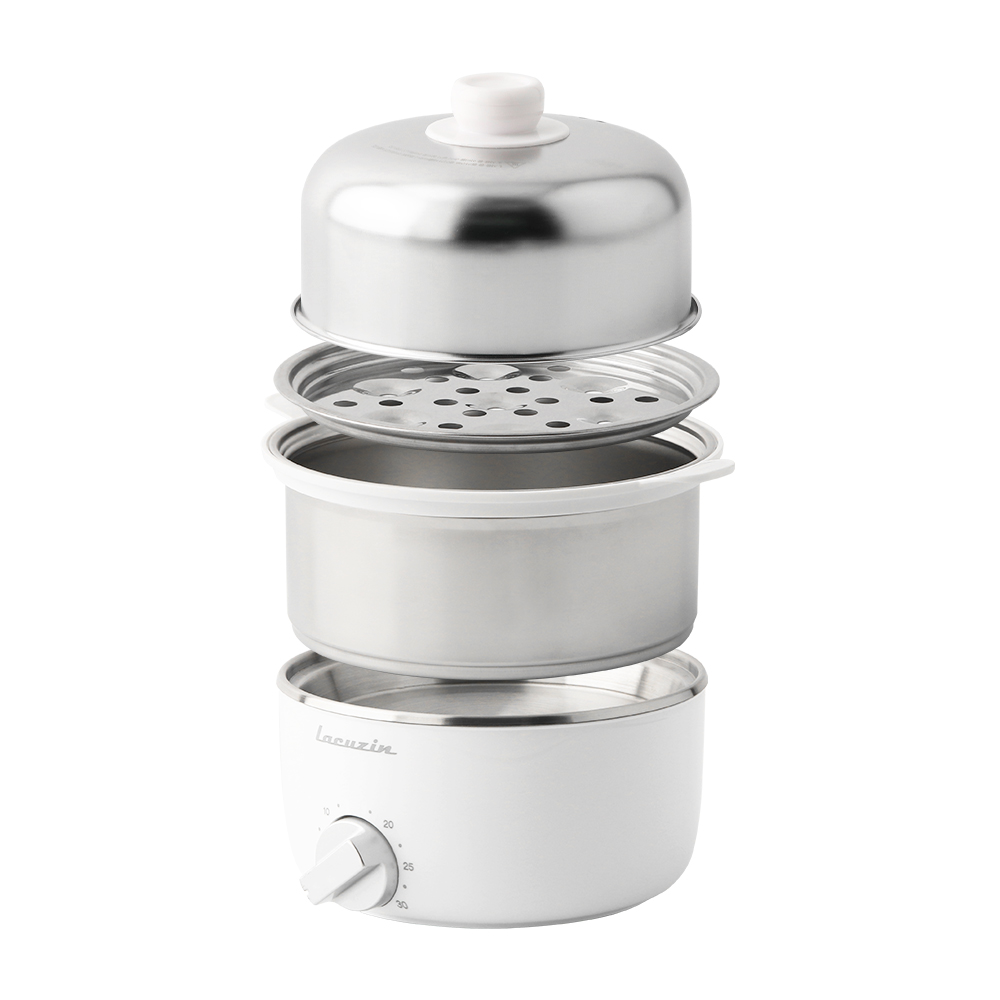 라쿠진 풀스테인리스 2단 미니찜기 LCZ170