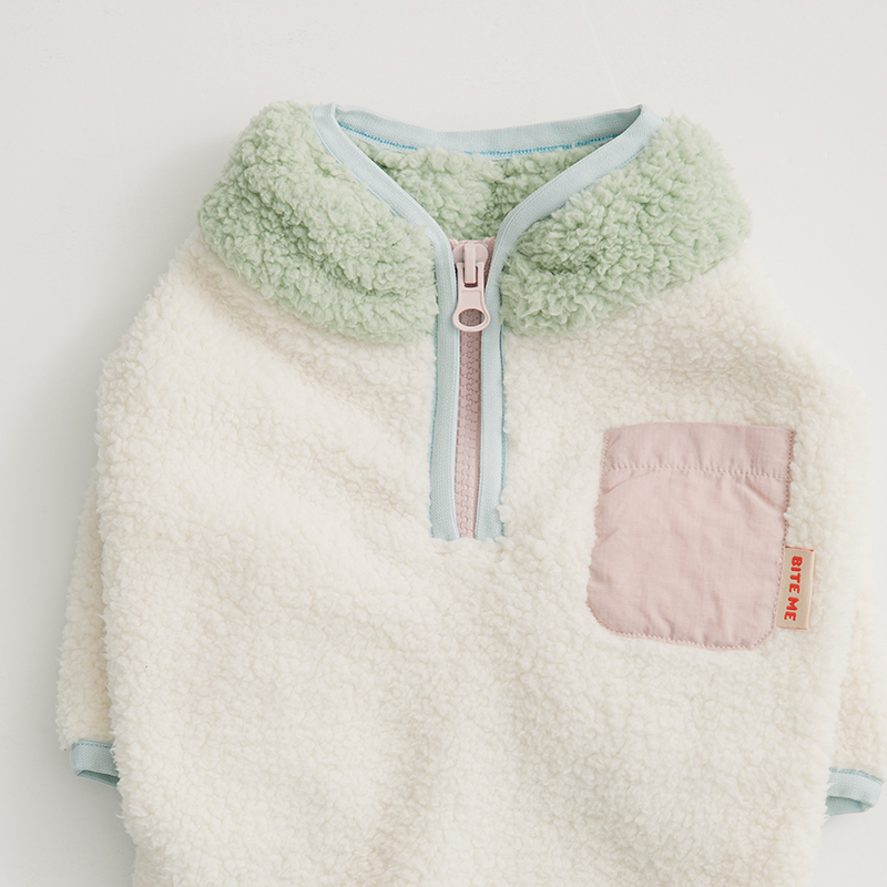 바잇미 플리스 강아지후리스 점퍼 강아지바람막이 잠바
