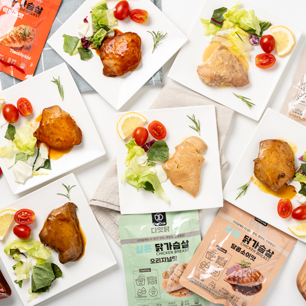 [오늘특가] 다잇닭 실온 닭가슴살 6종 혼합, 120g, 30개 - 상세 이미지 2