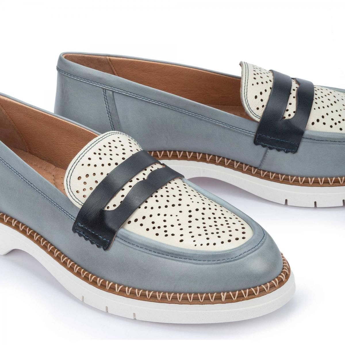 피콜리노스 멀티컬러 컴포트 페니 로퍼 HENARES W1A-3864C1 DENIM - 상세 이미지 3
