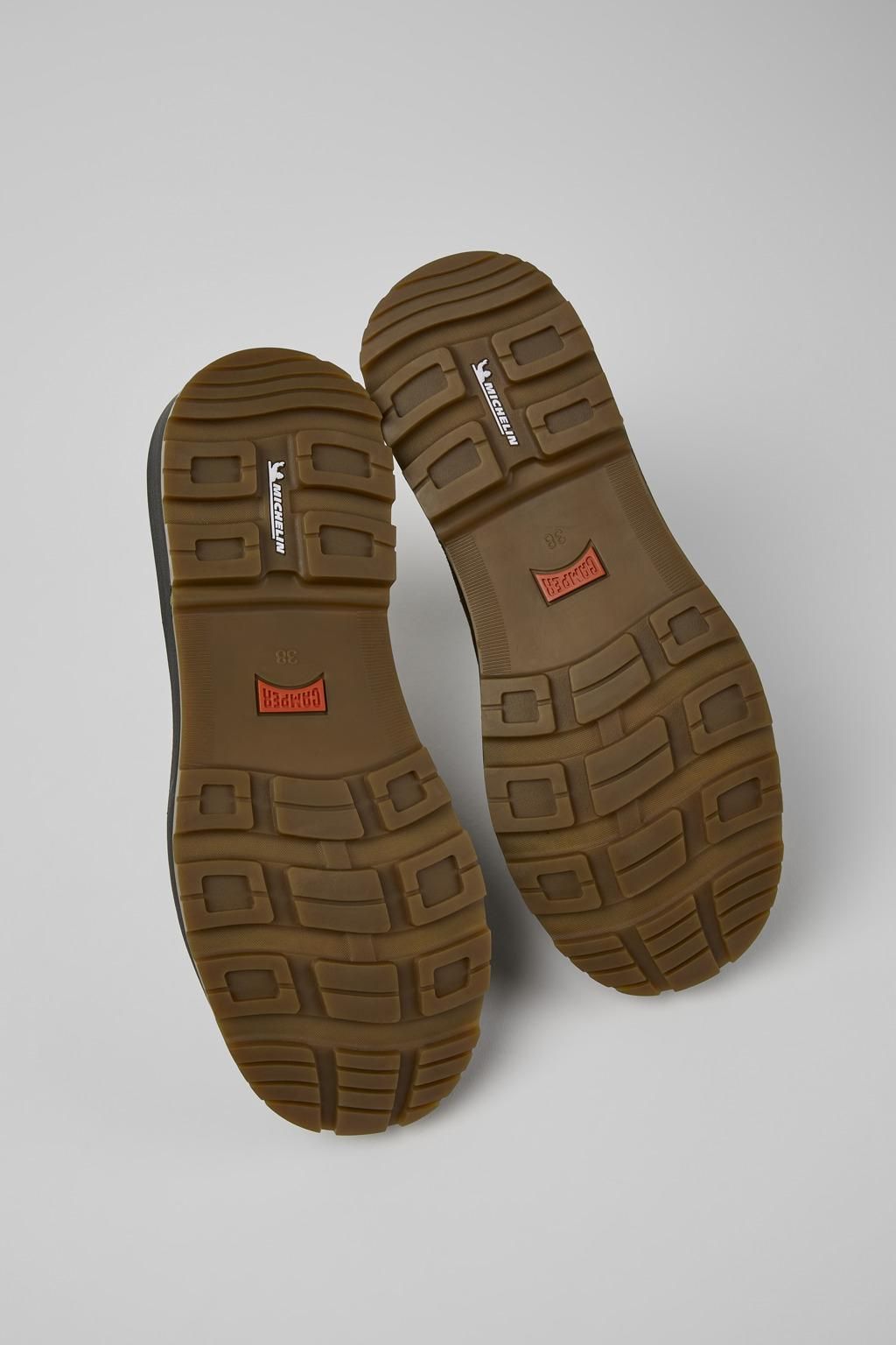 캠퍼 트레킹 컨템포러리 브라운 누벅 여성 앵클부츠 K400646-004 BROWN - 상세 이미지 5